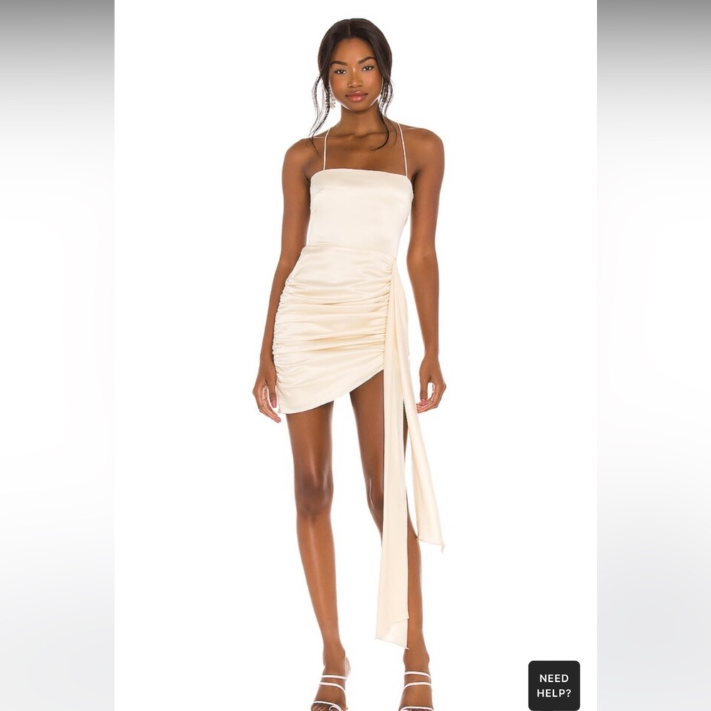 Carlota Dress in Vanilla(tiny stain)